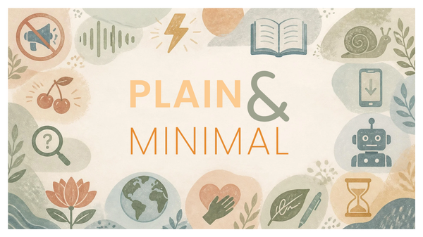 The Plain & Minimal Pledge