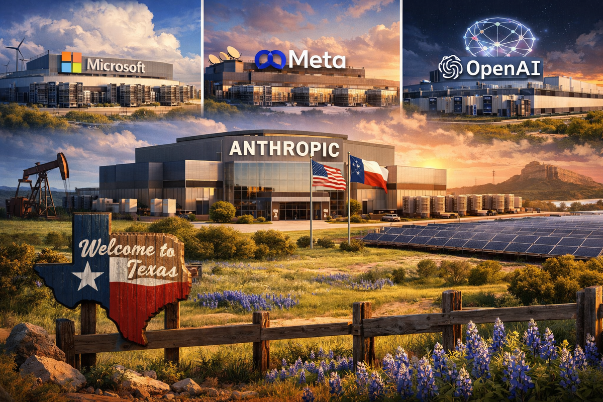 Vol. 4 [Texas News] Big Tech Data Center Boom Sweeps Across Texas
