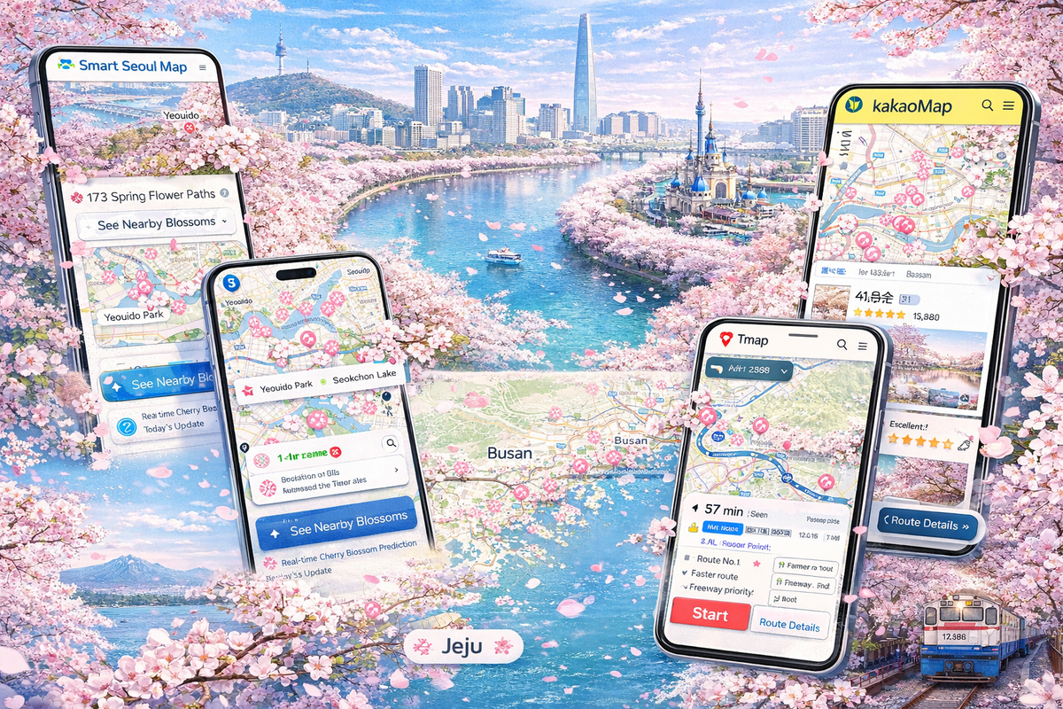 Vol. 4 [Lifestyle] Smart Hacks to Find Cherry Blossom Spots in South Korea
