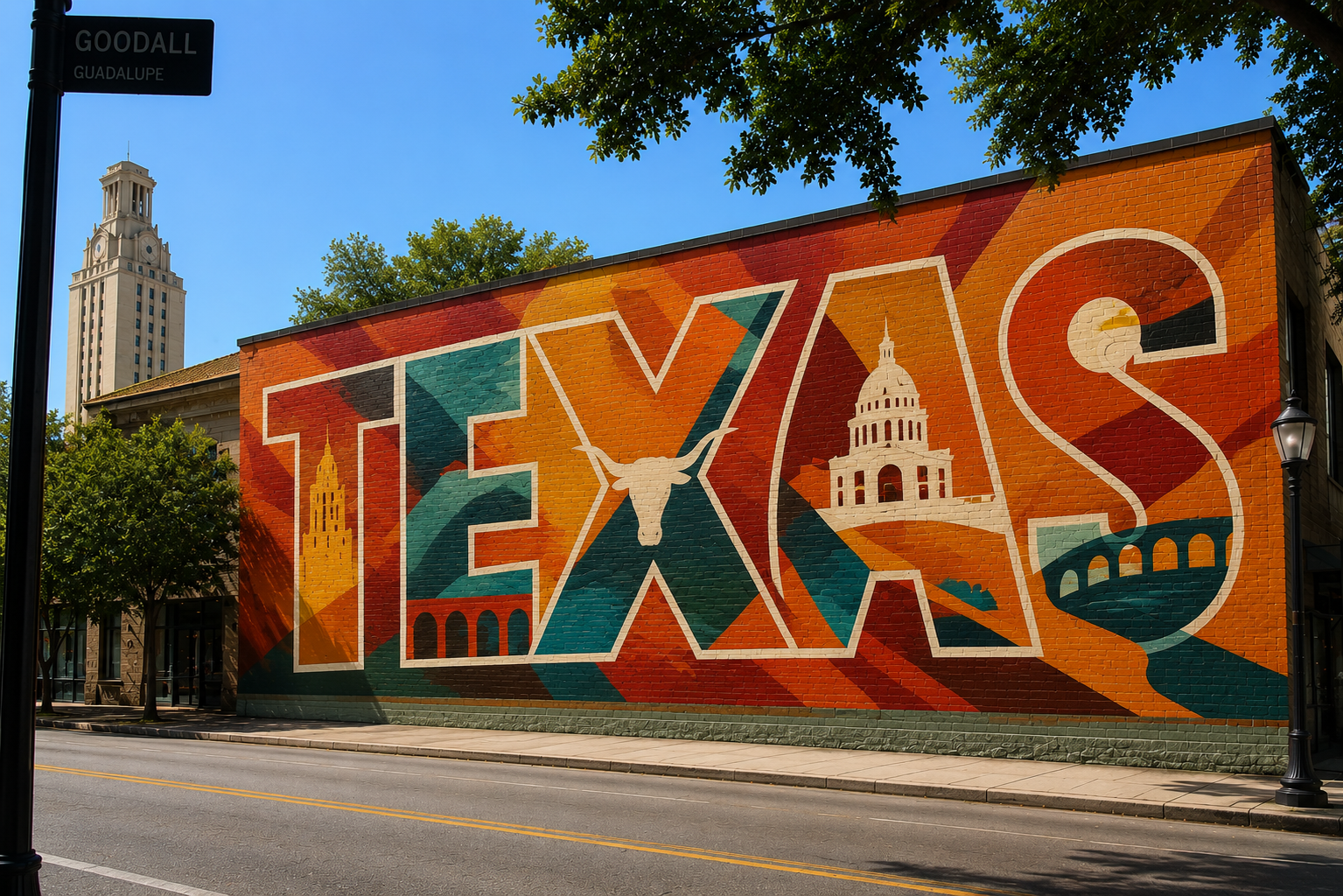 Vol. 8 [UT Stories] UT's "TEXAS" Mural on the Drag Faces Removal Under State Order