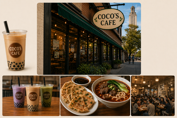 Vol. 6 [Texas News] Boba Place, Coco's Cafe on Guadalupe St Closes