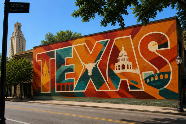 Vol. 8 [UT Stories] UT's "TEXAS" Mural on the Drag Faces Removal Under State Order