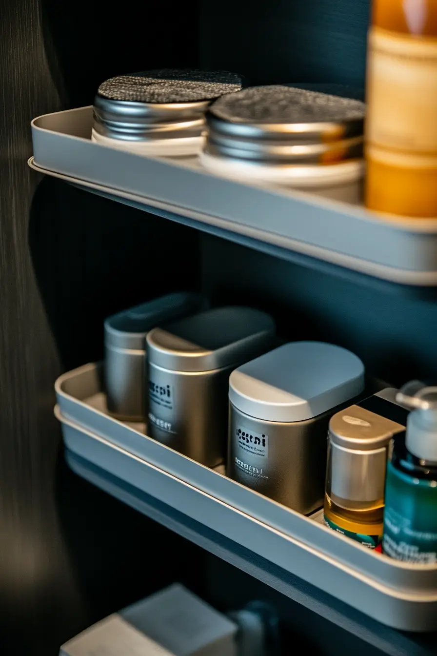 Innovative tiny bathroom storage