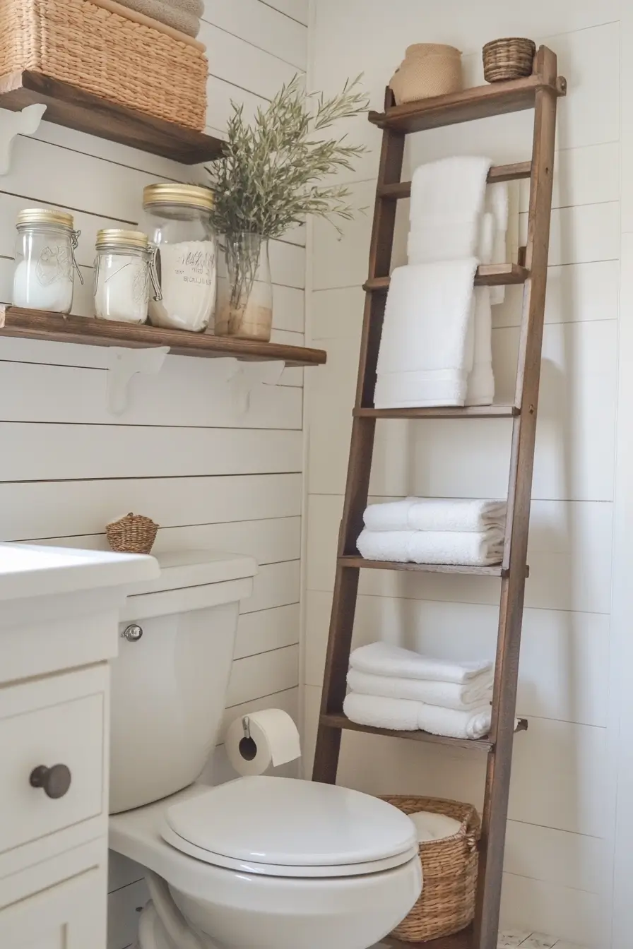 Innovative storage ideas for tiny bathroom