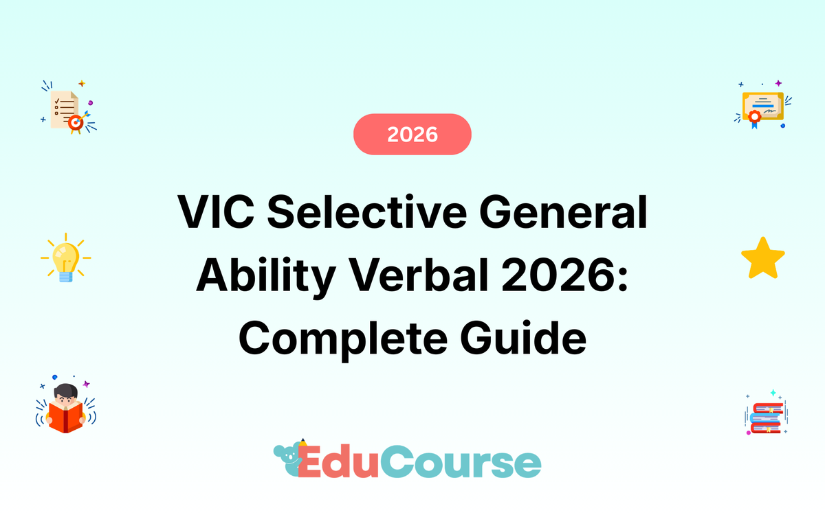 VIC Selective General Ability Verbal 2026: Complete Strategy Guide
