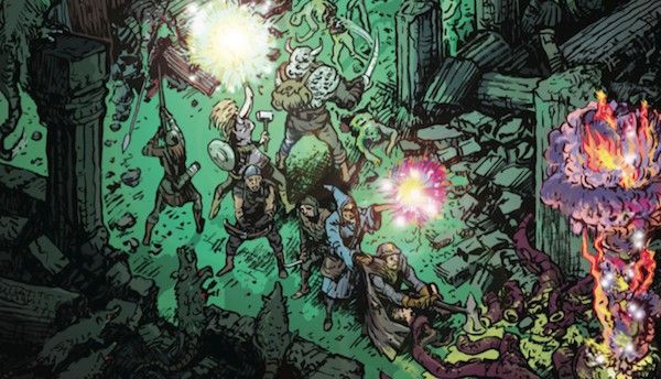Copertina dell’edizione americana di Dungeon World