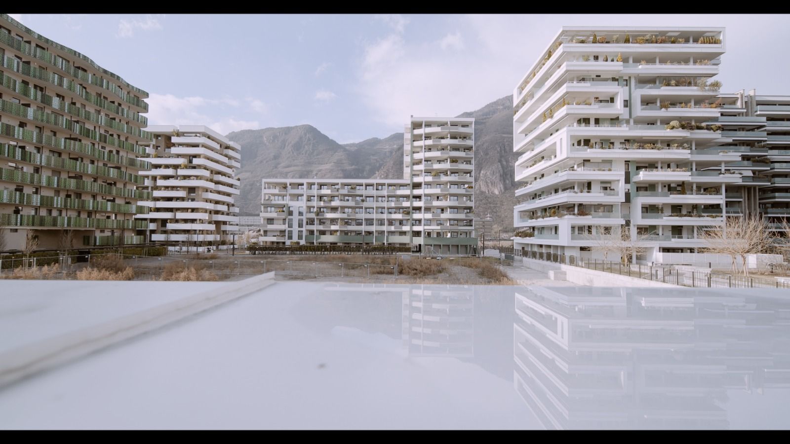 Veduta del quartiere Prati di Gries di Bolzano