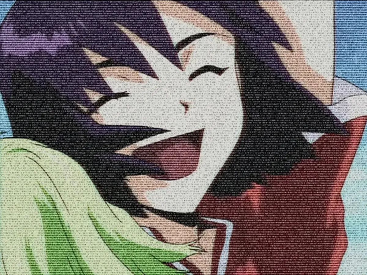 Un fotogramma dell'anime Cowboy BeBop che raffigura Faye Valentine da adolescente