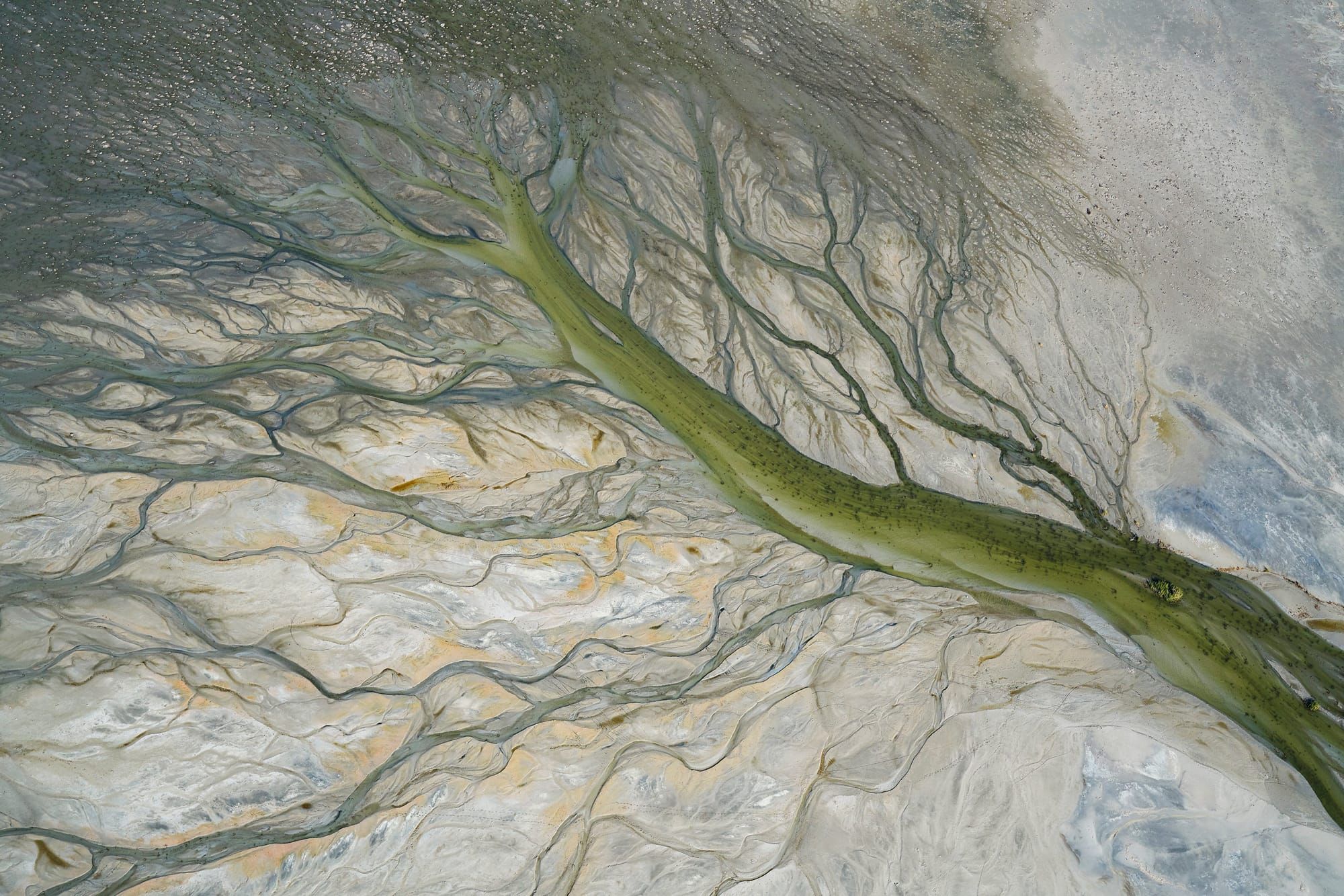 Fotografia aerea del deserto. 
