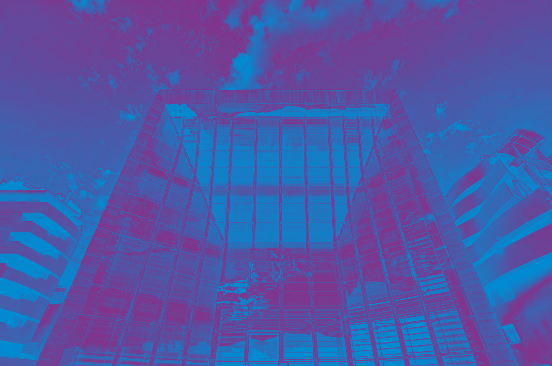 La facciata di Museion, il museo di arte contemporanea di bolzano.