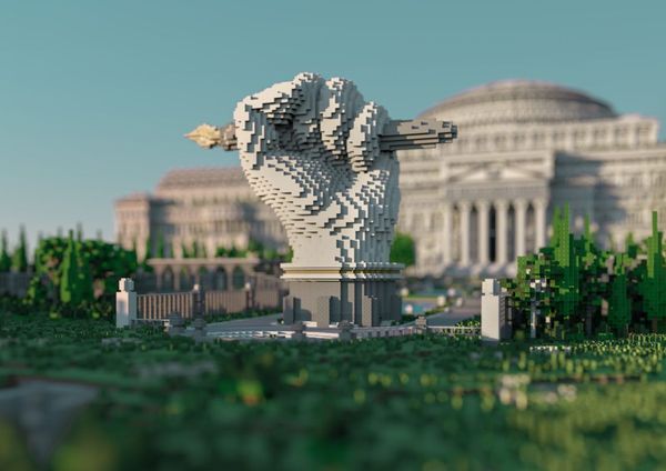 "La biblioteca dentro Minecraft e il nostro futuro nel metaverso" su Domus