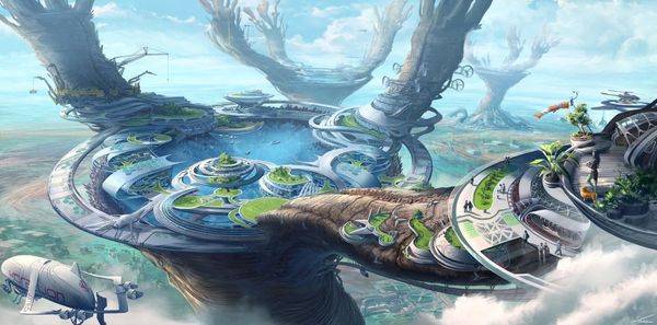 "Le architetture utopiche del solarpunk" su Domus