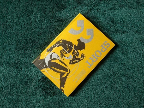 La copertina del settimo numero della rivista Menelique, dedicato allo sport.