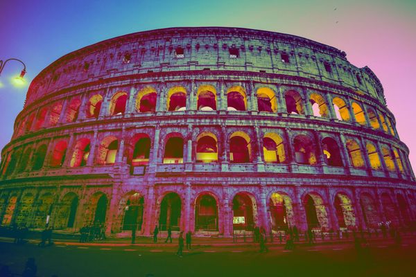 Veduta del Colosseo