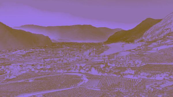 Veduta della conca di Bolzano