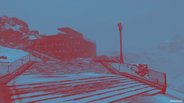 Un'architettura tratta dal videogame Death Stranding.