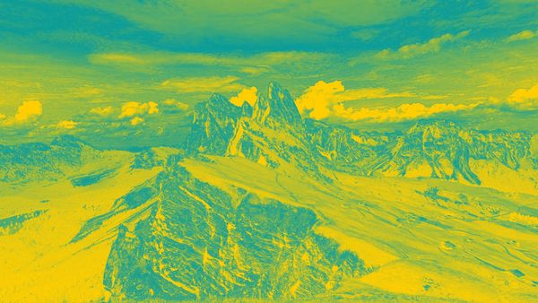 Paesaggio di montagna.