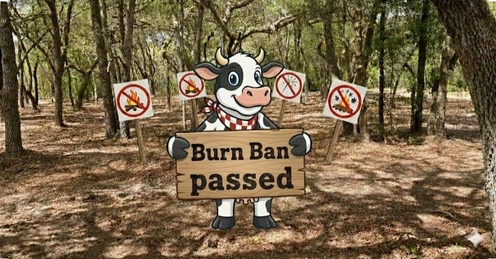 Emergency Burn Ban Passed by Lafayette County Commission