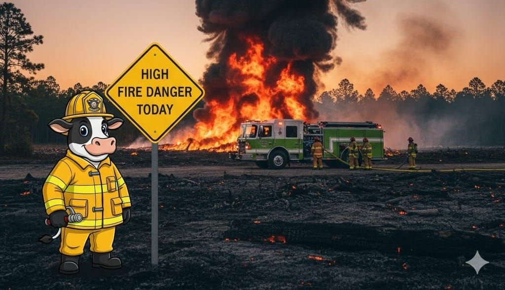 Fires in High Springs, Could Lafayette Be Next? Fire Danger Hits HIGH