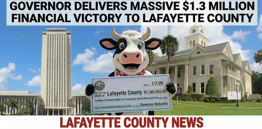 Lafayette County Lands $1.3M Infrastructure Jackpot: Commissioners Now Hold the Keys to Repair