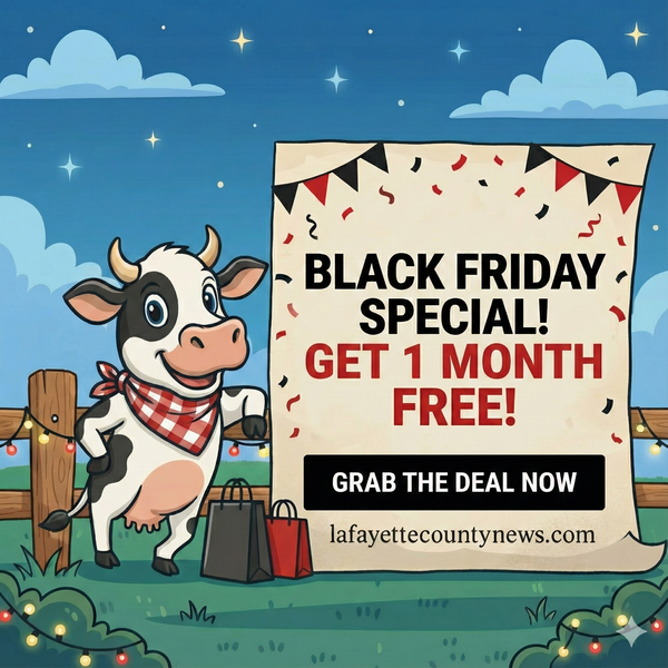 Get One Month FREE of Lafayette County News!