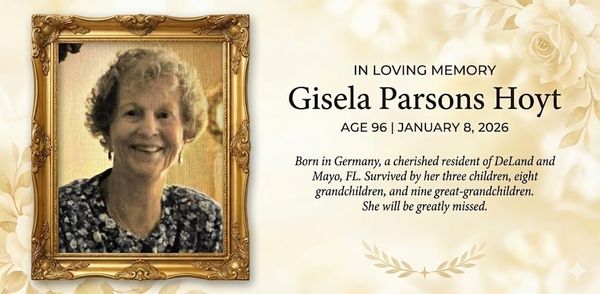 Gisela Parsons Hoyt Obituary