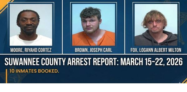 High-Bond Fraud and DUI Stops Lead a Busy Week for Suwannee County Law Enforcement