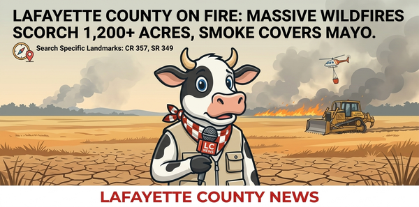 Smoke on the Horizon: Big Blazes Break Out in Lafayette County