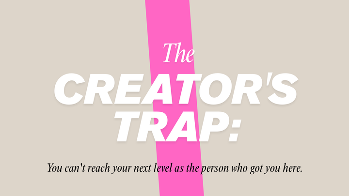 The Creator’s Trap — why creative founders cannot grow without letting go. Adapt The Canvas.