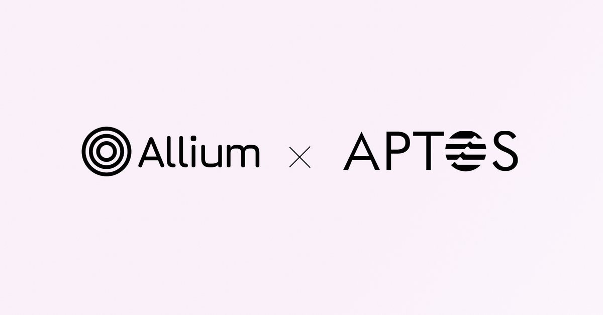 Aptos x Allium: Powering Ecosystem Intelligence for the Next Generation of Onchain Finance