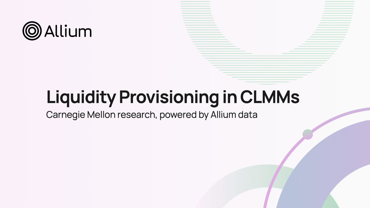 Concentrated Liquidity Market Makers: CMU Research Powered by Allium Data
