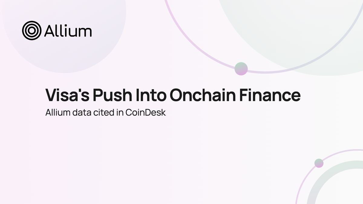 Visa Says It Wants to Build the Rails for Lending in 'Onchain Finance,' Its New Name for DeFi (CoinDesk)