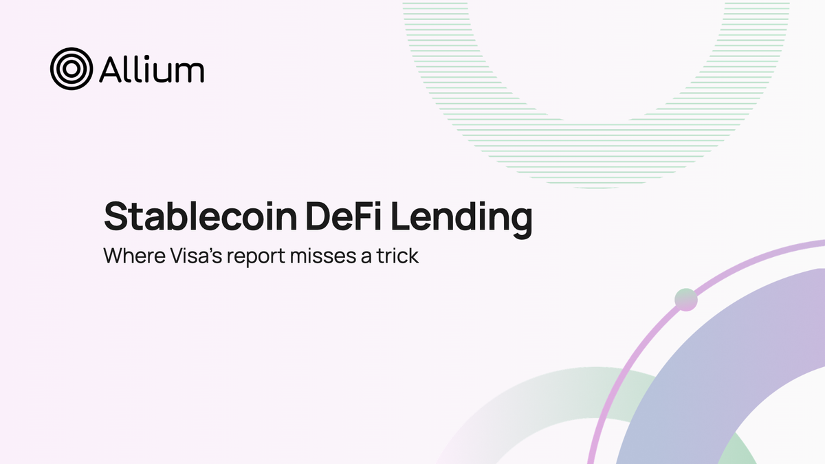 Visa report on stablecoin DeFi lending misses a trick