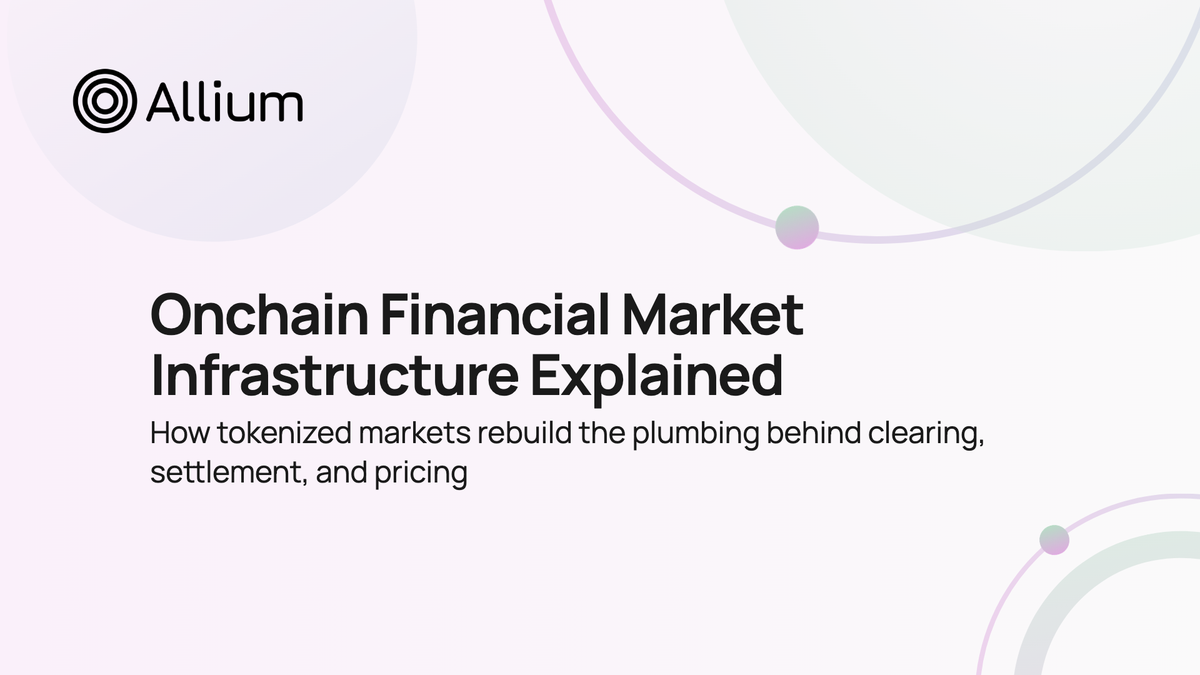 Onchain Financial Market Infrastructure Explained