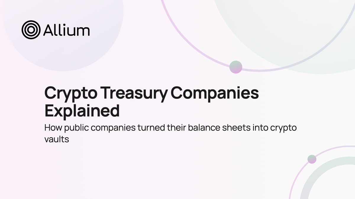 Crypto Treasury Companies Explained