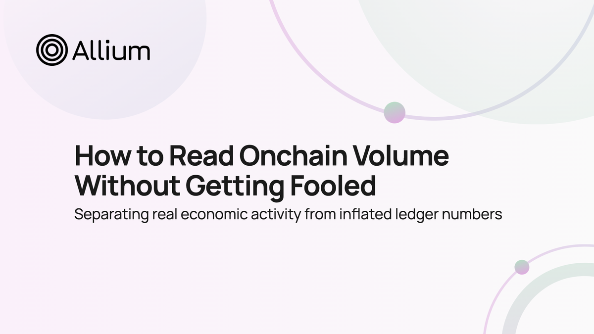 How to Read Onchain Volume Without Getting Fooled