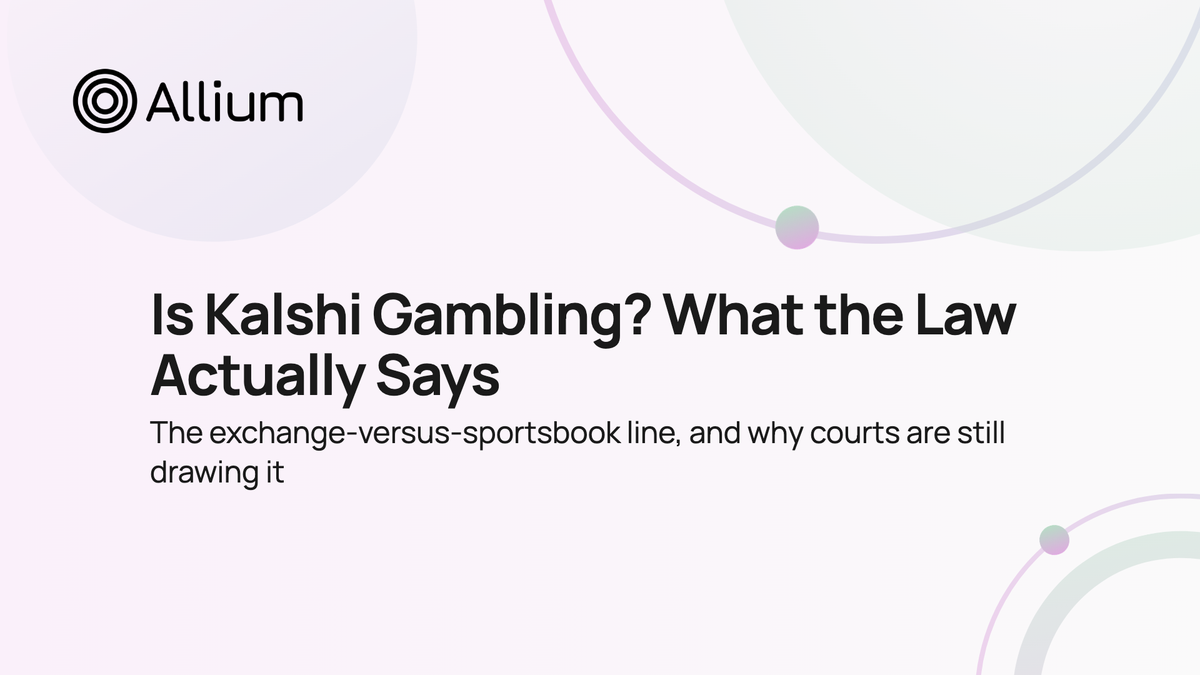 Is Kalshi Gambling? What the Law Actually Says