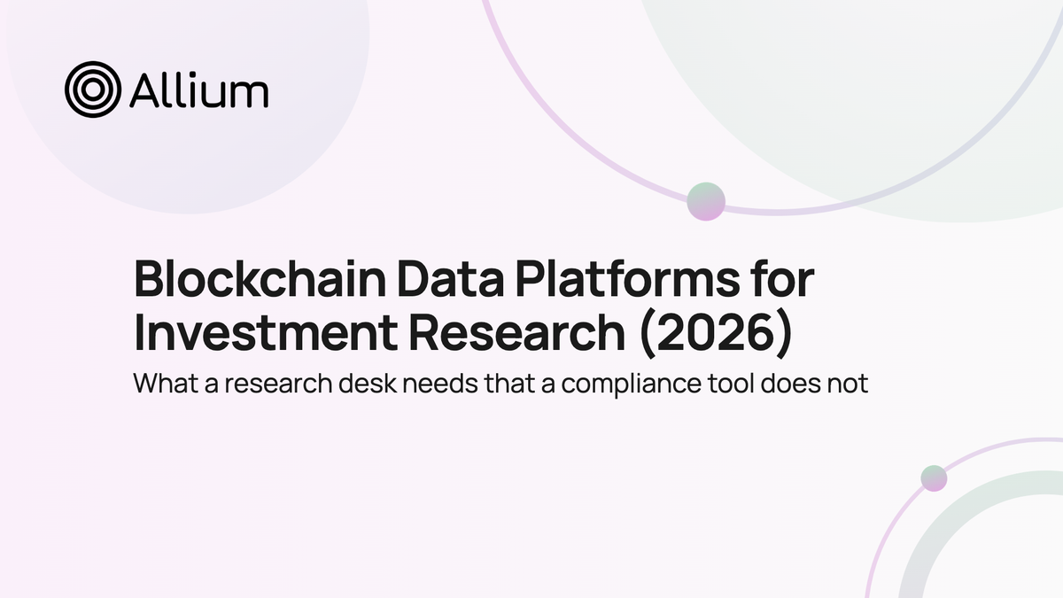 Blockchain Data Platforms for Investment Research (2026)