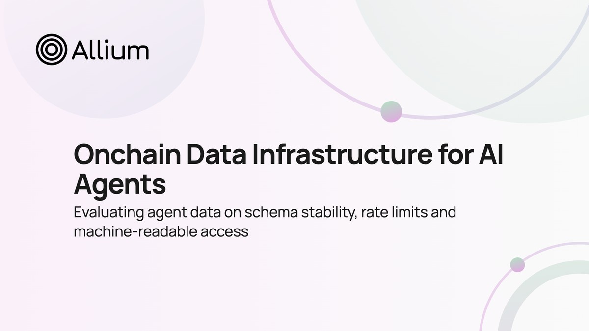 Onchain Data Infrastructure for AI Agents