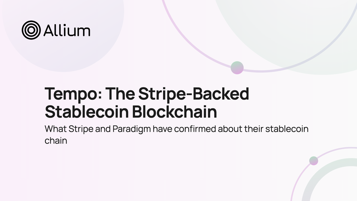 Tempo: The Stripe-Backed Stablecoin Blockchain