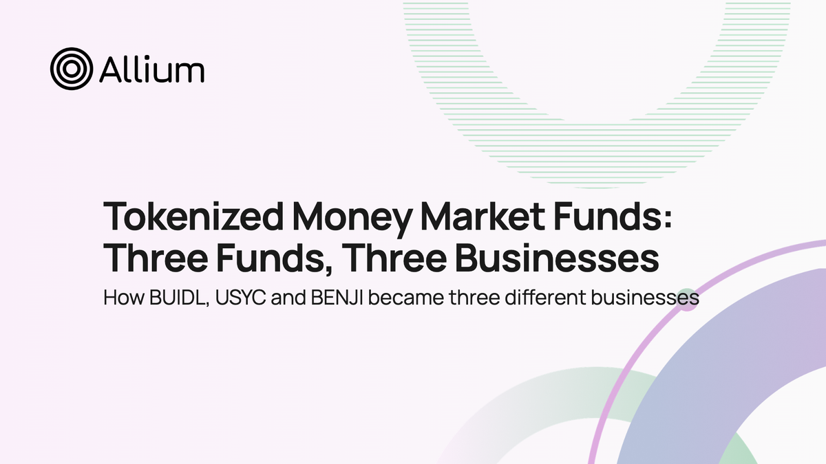 Tokenized Money Market Funds: Three Funds, Three Businesses