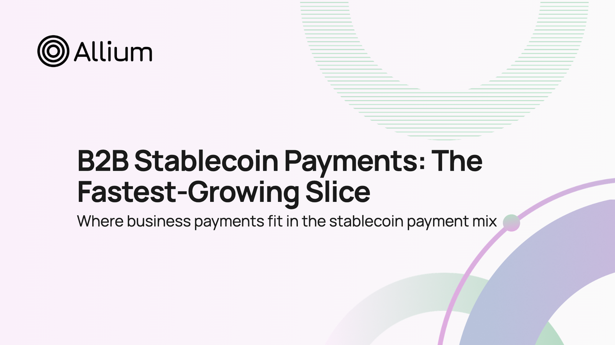 B2B Stablecoin Payments: The Fastest-Growing Slice