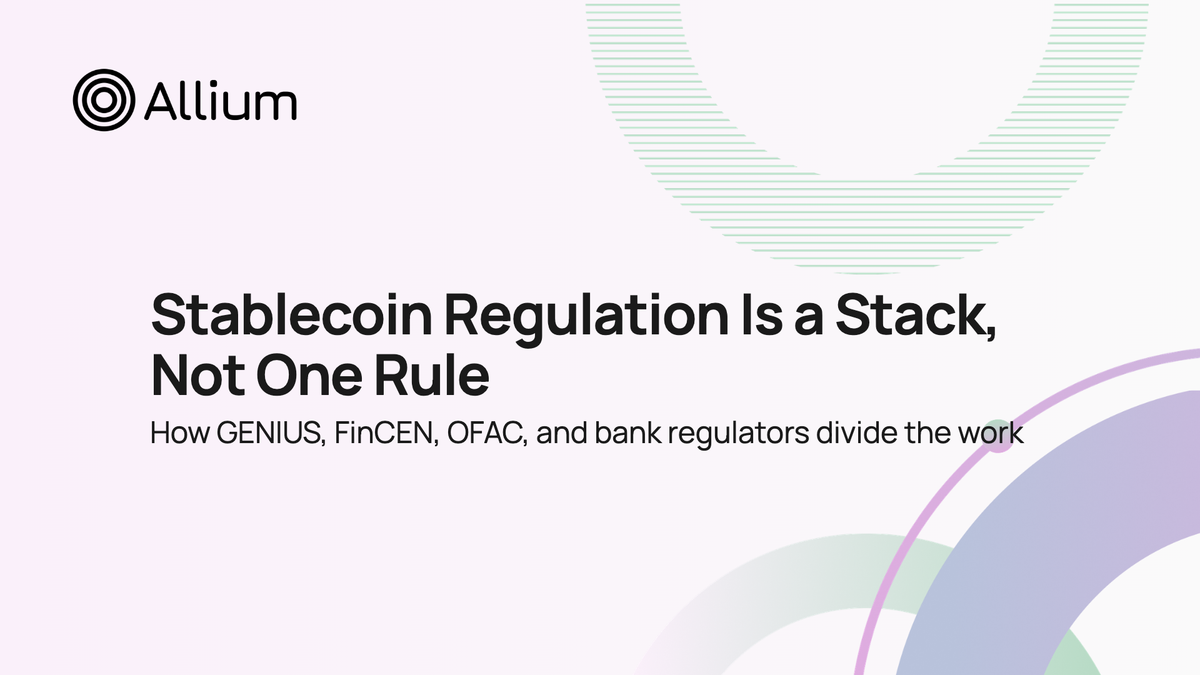 Stablecoin Regulation Is a Stack, Not One Rule