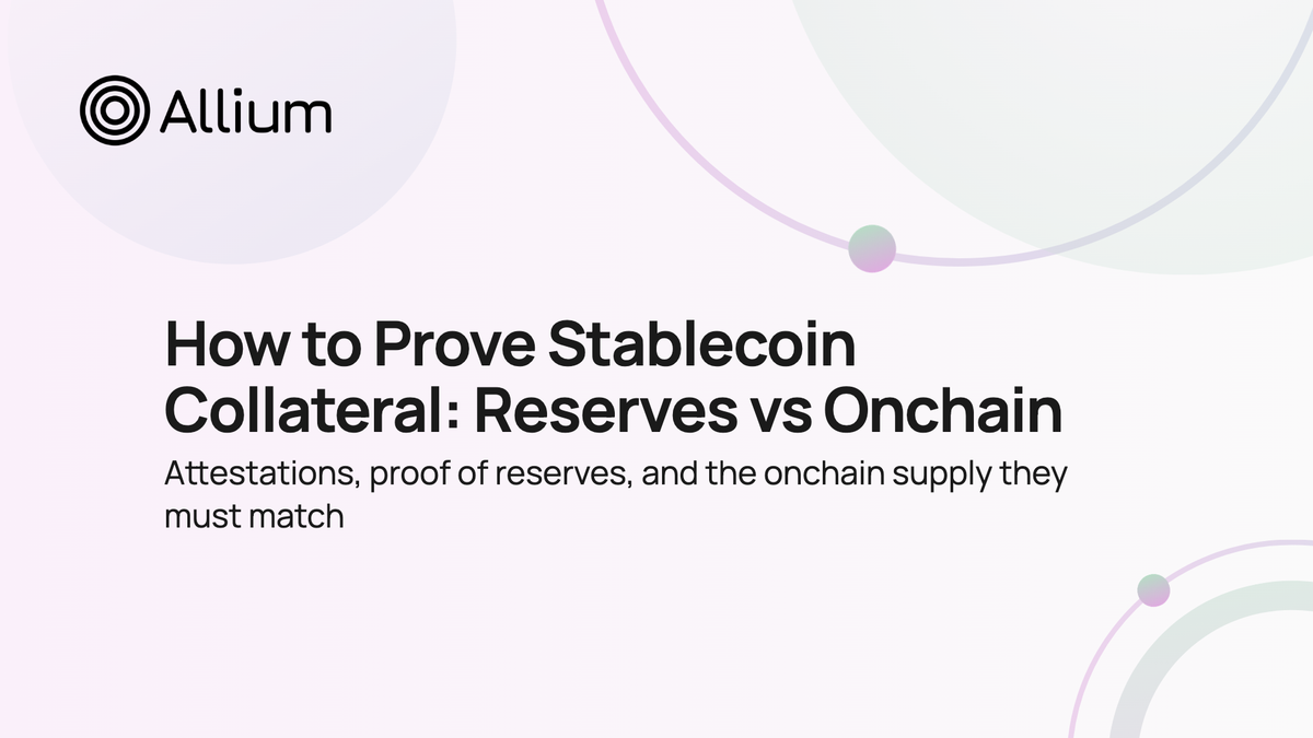 How to Prove Stablecoin Collateral: Reserves vs Onchain