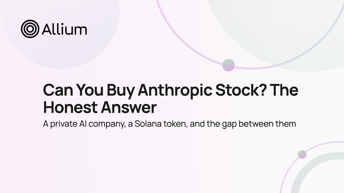Can You Buy Anthropic Stock? The Honest Answer
