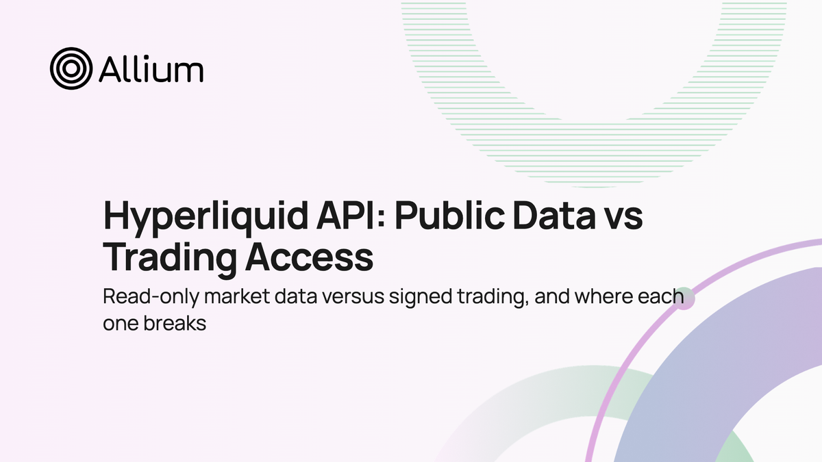 Hyperliquid API: Public Data vs Trading Access