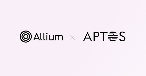 Aptos x Allium: Powering Ecosystem Intelligence for the Next Generation of Onchain Finance