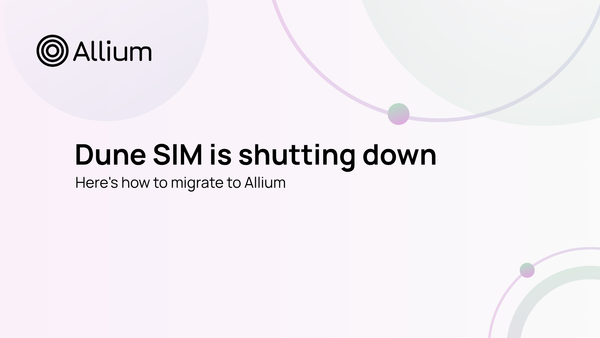 Dune SIM is shutting down. Here's how to migrate to Allium.