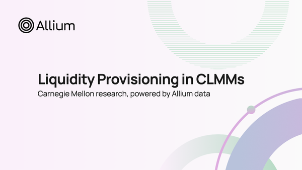 Concentrated Liquidity Market Makers: CMU Research Powered by Allium Data