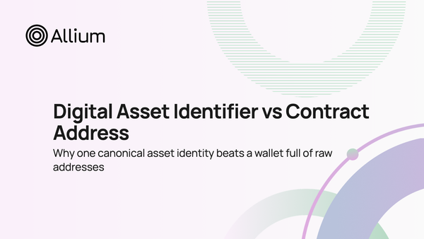 Digital Asset Identifier vs Contract Address